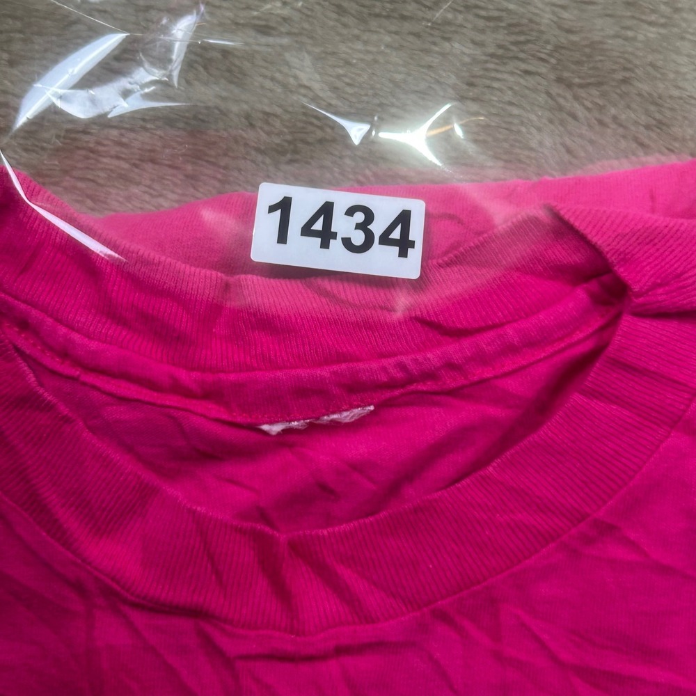 Vintage 1990 Jackson Hole WY Wildflower Graphic Tee Single Stitch Hot Pink Large - Picture 10 of 10